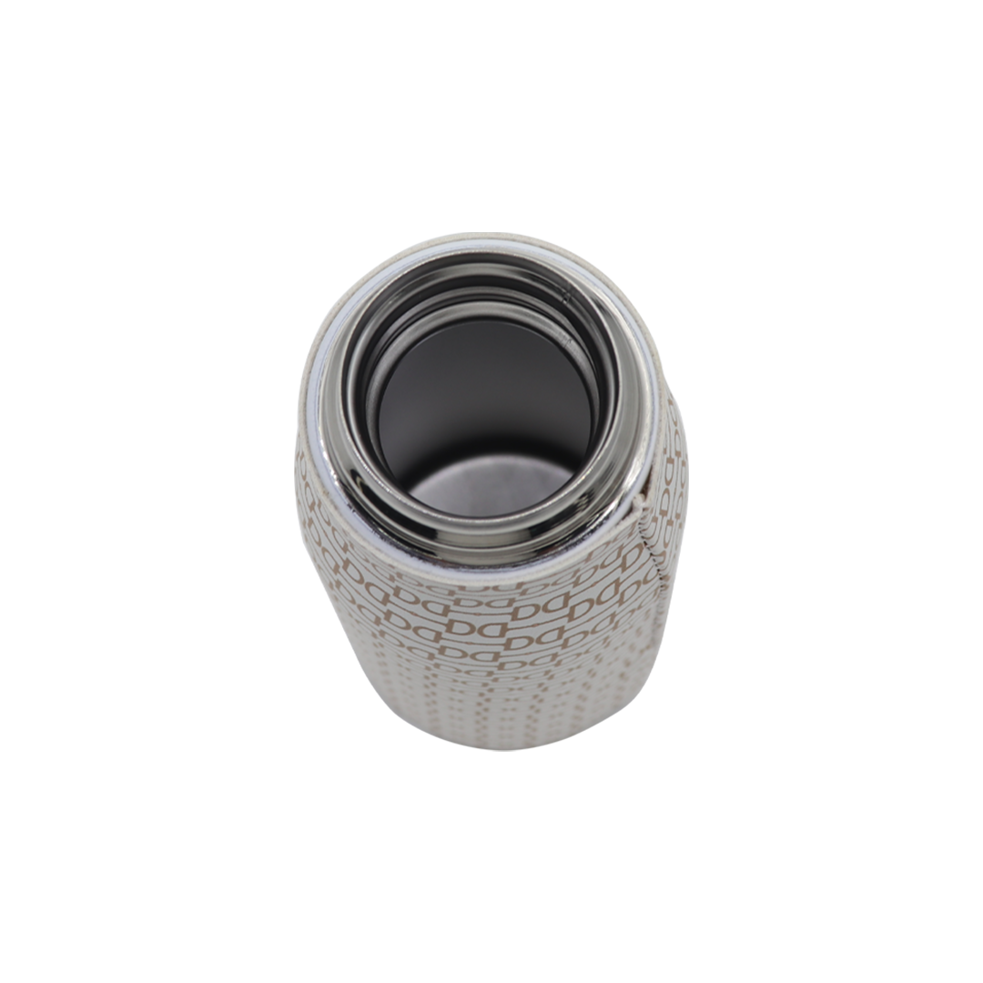 Durable Quality Leather Custom Travel Bottle 400ml 550ml Easy Carry Vacuum Flask Stainless Steel Insulated Vacuum Heat Retention