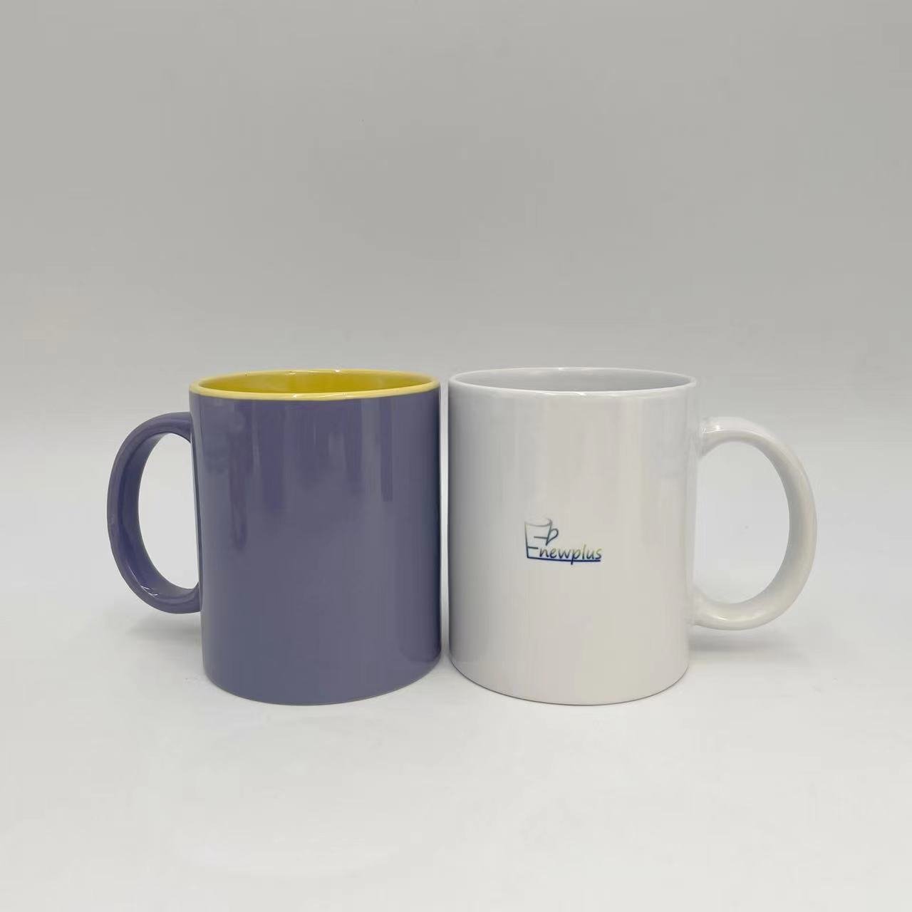 Factory Direct Wholesale Custom Logo Matte Color Mugs Purple Ceramic Coffee Mugs 11oz 16oz