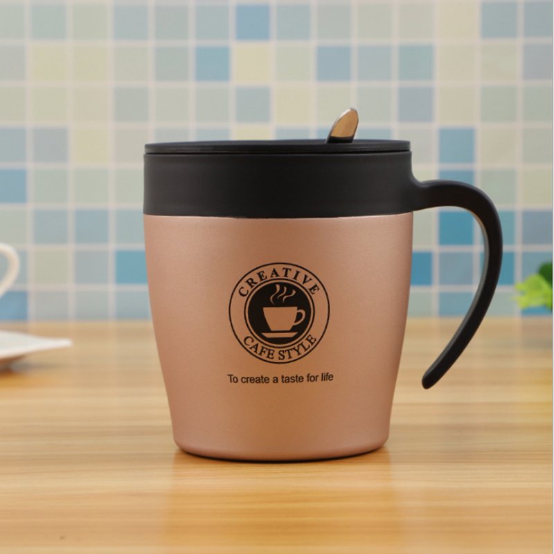 High Quality Insulated Vacuum Stainless Steel Coffee Mug With Handle