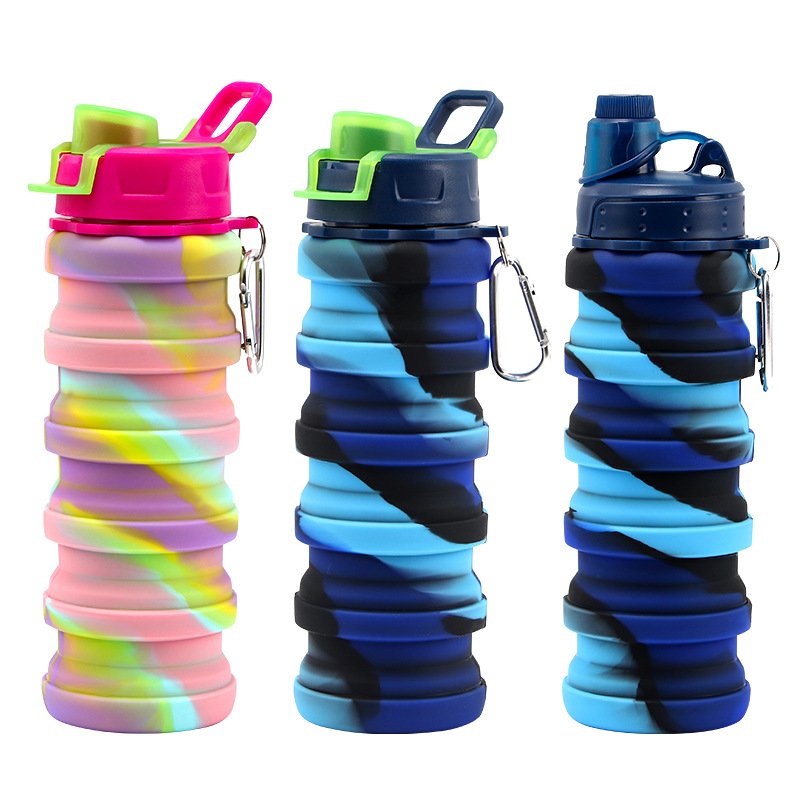 High Quality Athletic Widemouth Elegant Multiple Sizes Silicone Squeeze Drink Bottles