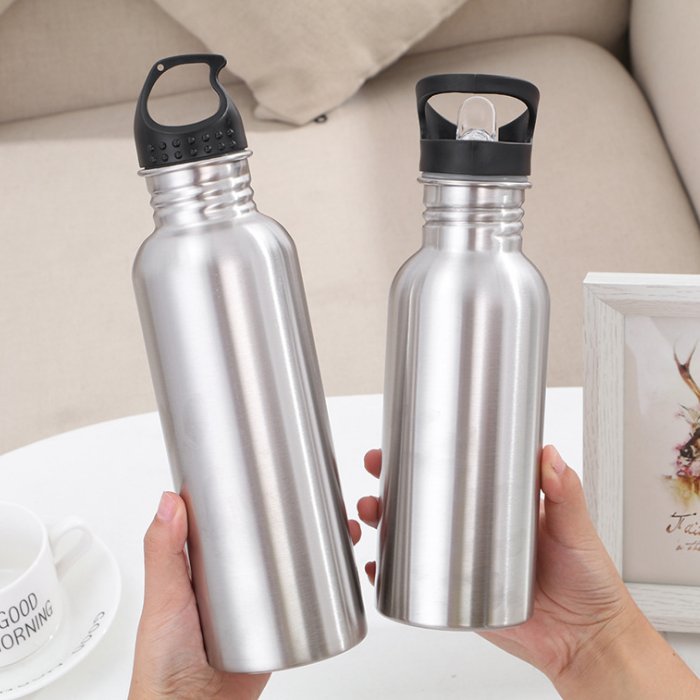 gym bottle water water bottle 2023 stainless steel single walled promotional water bottles
