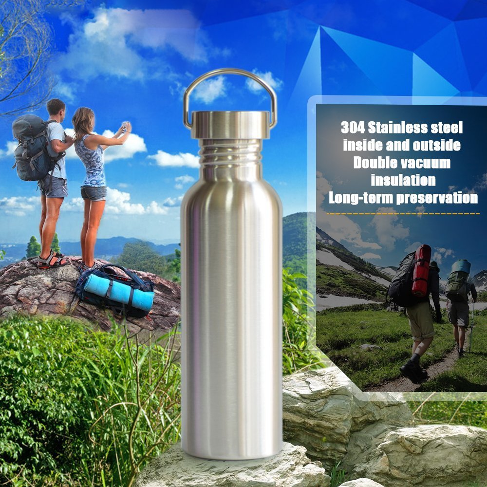 gym bottle water water bottle 2023 stainless steel single walled promotional water bottles