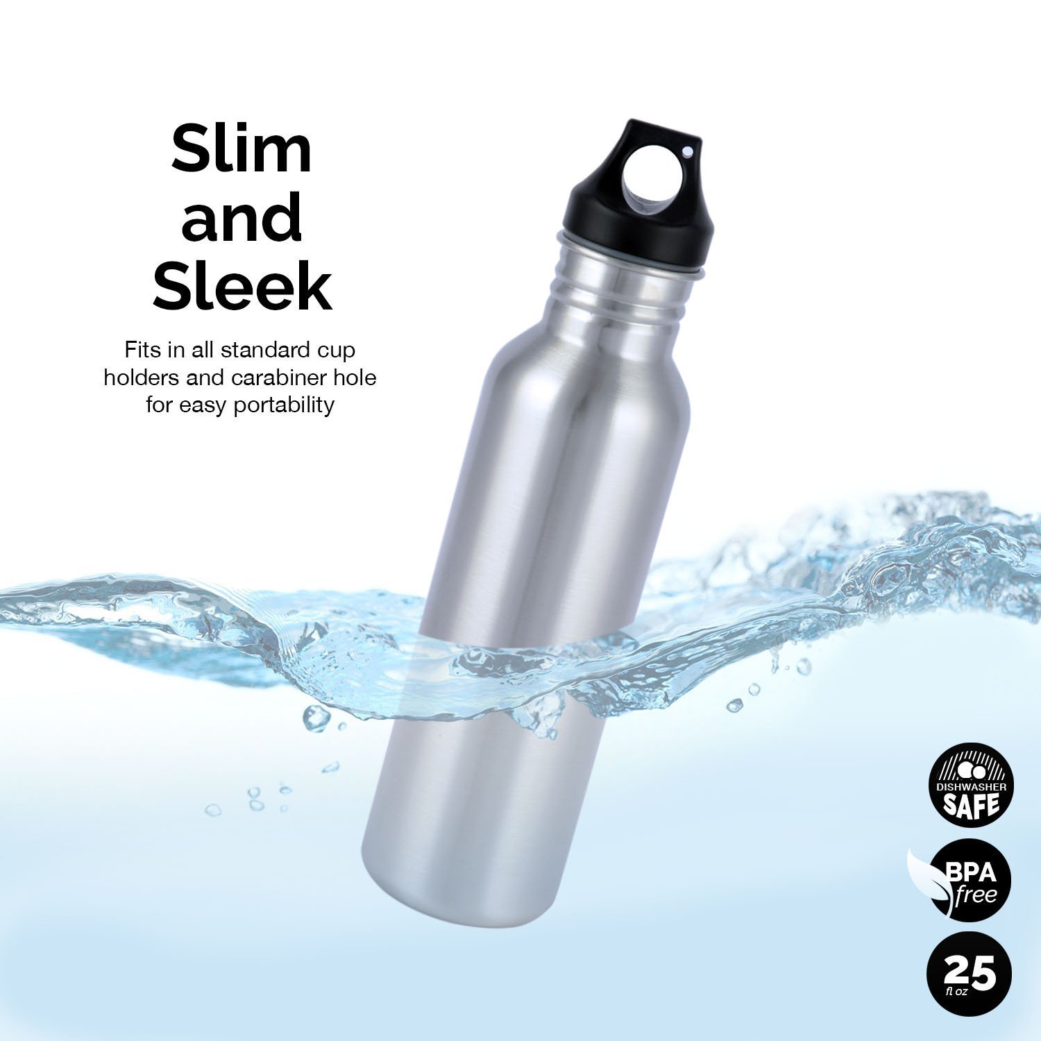 gym bottle water water bottle 2023 stainless steel single walled promotional water bottles