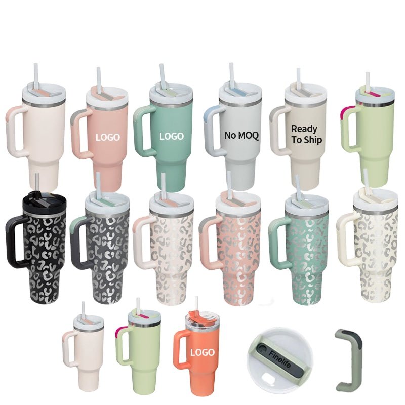 JZYZ Mugs Hot Sale 40Oz Travel Mug With Handle And Straw Adventure 40Oz Sublimation