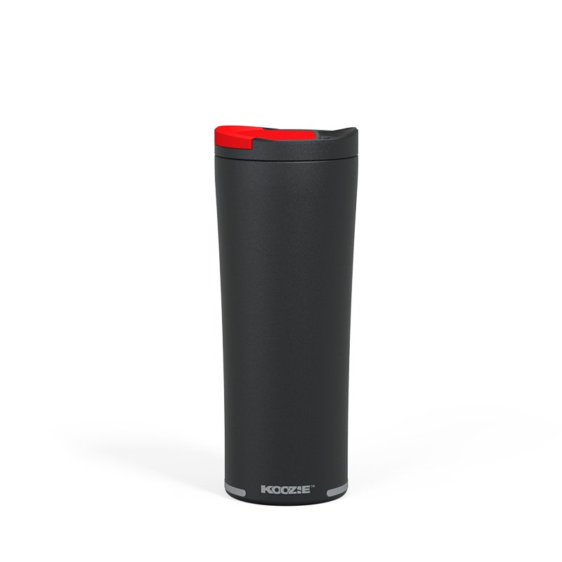 20oz Men's Business Black Double Wall Vacuum Flask Insulated with Leak-proof Lid
