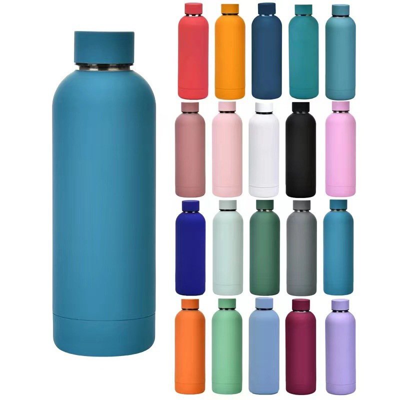 Custom Factory Double Wall stainless steel cup insulated drink bottle tumbler water bottle 500ml thermos