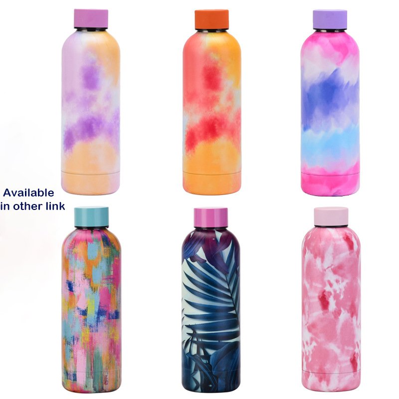 Custom Factory Double Wall stainless steel cup insulated drink bottle tumbler water bottle 500ml thermos