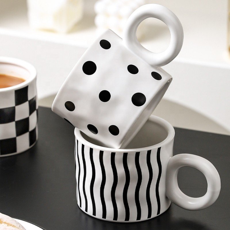 Manufacturer Creativity Animal Cute Coffee Mug Bulk Porcelain Coffee Cup With Lid For Home Hotel Shop Office Outdoor