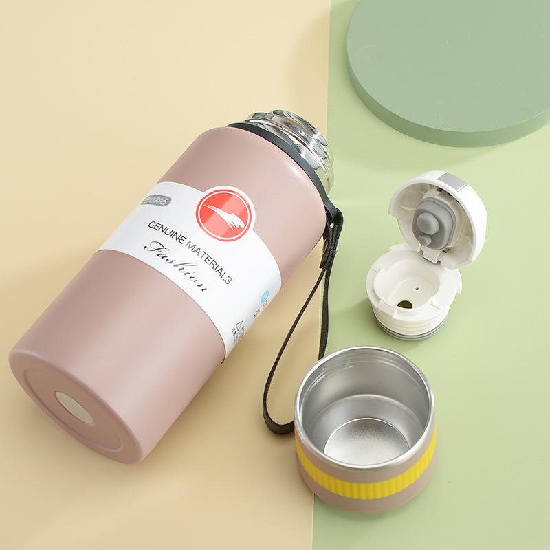 Outdoor Sports Vacuum Flask Water Bottle Custom 800Ml Portable Vacuum Botella Stainless Steel Insulated Thermos Travel Perfume