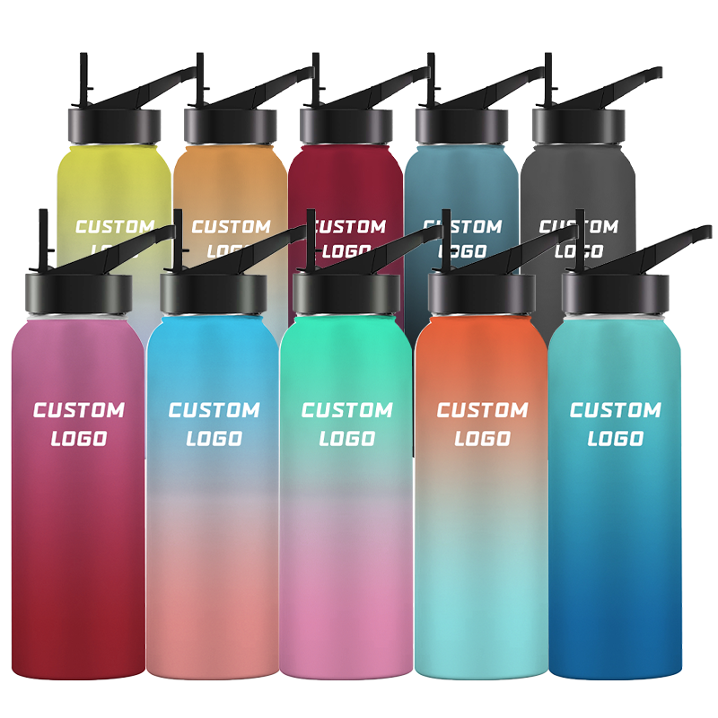 18oz Hot Selling Leak Proof Metal Double Wall Stainless Steel Vacuum Flask Water Bottle With Custom Colors Logos