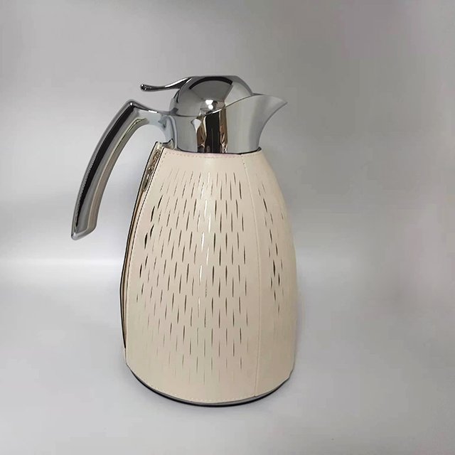 High Quality Thermos Flask Kettle With Pu Zipper Leather Case 304 Stainless Steel Liner Insulation Kettle