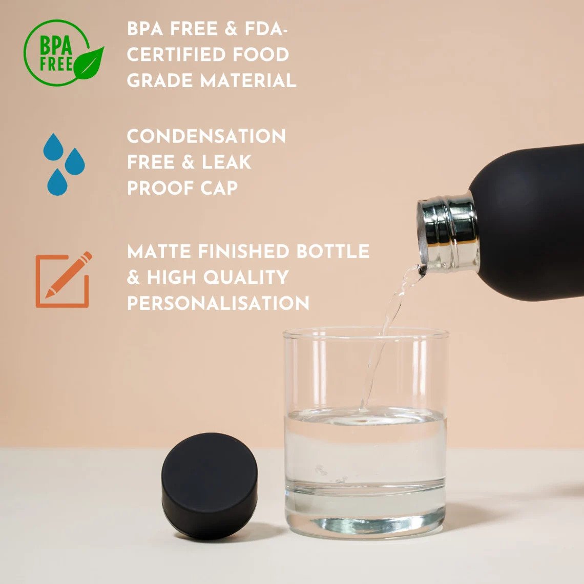 Small Narrow Mouth Custom Logo Stainless Steel Thermal Drink Bottle Double Wall Vacuum Insulated Water Bottle