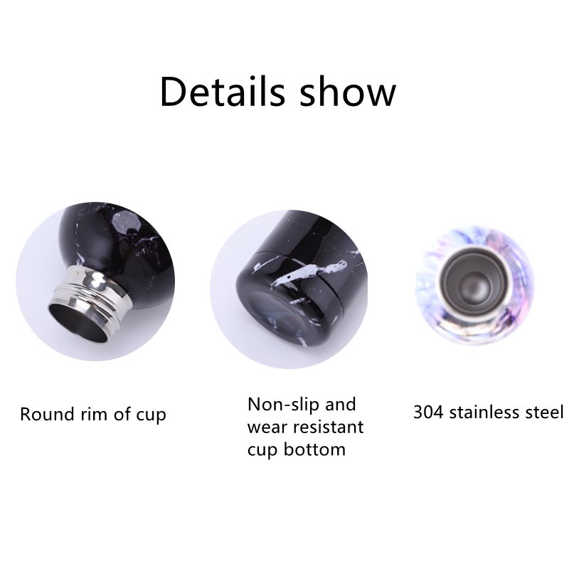 Small Narrow Mouth Custom Logo Stainless Steel Thermal Drink Bottle Double Wall Vacuum Insulated Water Bottle