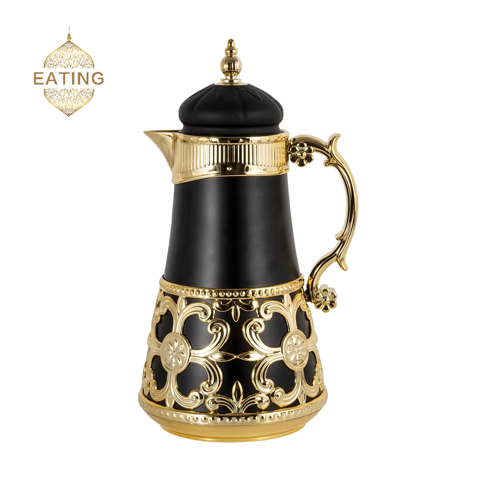 Elegant Factory Directly Arabic Style Vacuum Flask Royal Homeware Arabic Morocco Luxury Style Coffee Flask Thermos coffeepot