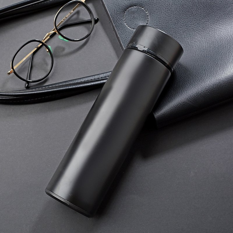 Custom logo wholesale 500ml vacuum water bottle cup insulated termo stainless steel tea coffee vacuum flask with filter