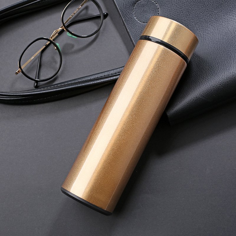 Custom logo wholesale 500ml vacuum water bottle cup insulated termo stainless steel tea coffee vacuum flask with filter