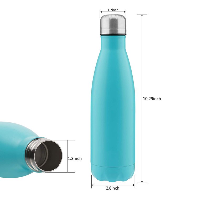 Custom Logo Vacuum Insulated Sport Metal Stainless Steel Water Bottle
