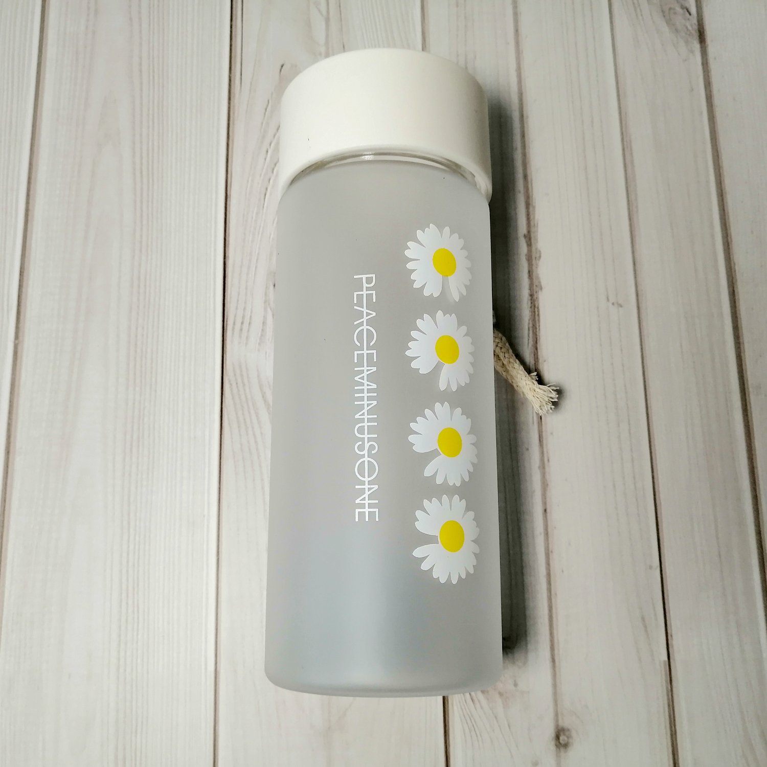 Custom Logo Clear Plastic Water Bottle with Wide Mouth Sport Style 500ml Capacity for Travel Portable Glass
