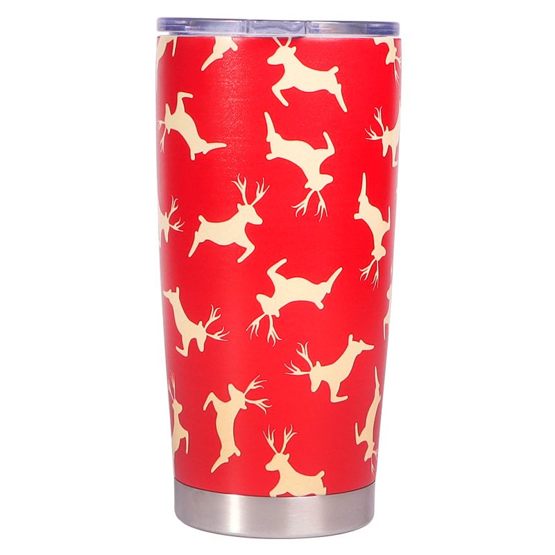 Christmas 12oz 20oz 30oz Thermo Tumbler Stainless Steel Vacuum Insulated Cup Coffee Mug Personalised Water Travel bottle