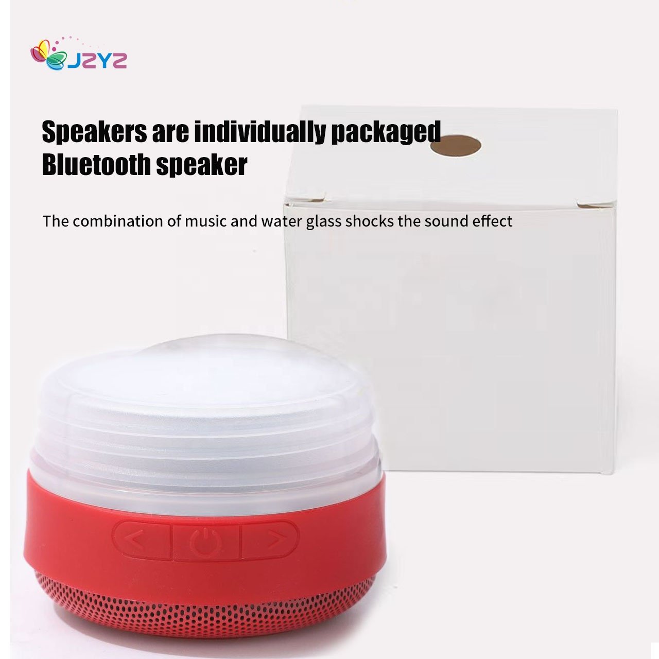JZYZ Wholesale Speaker Tumbler Bulk BT Blue Tooth Cup With Speaker 16OZ 20OZ 40OZ Water Bottle with Customization