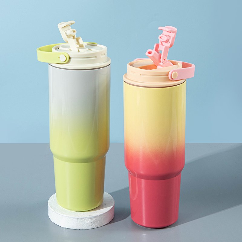 30OZ Tumbler Double Wall 304 SS Travel Mug Coffee Cup Insulated Vacuum Mug With Leak-Proof Lid MUG