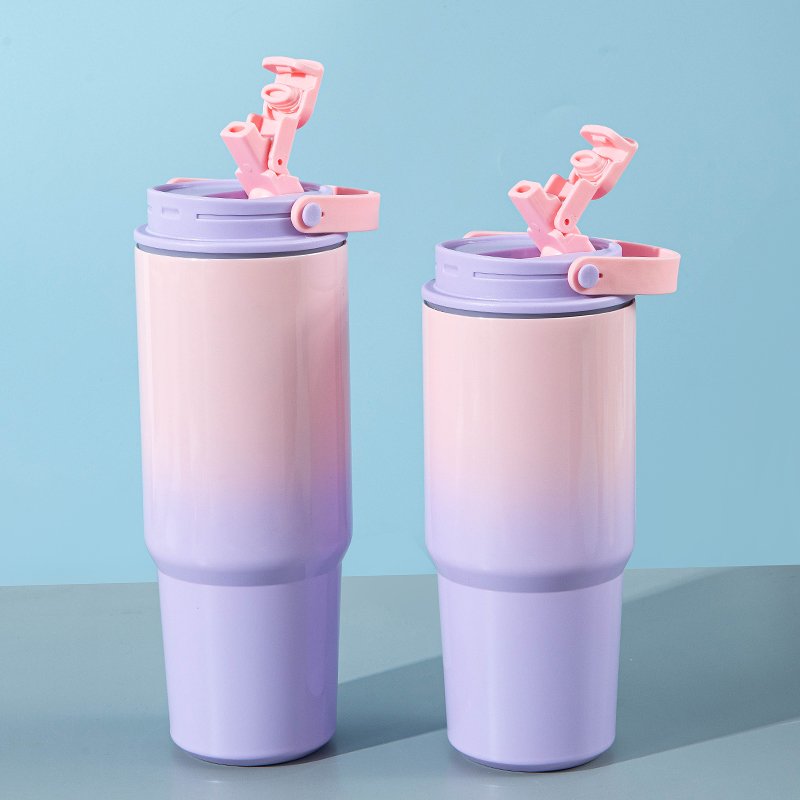 30OZ Tumbler Double Wall 304 SS Travel Mug Coffee Cup Insulated Vacuum Mug With Leak-Proof Lid MUG