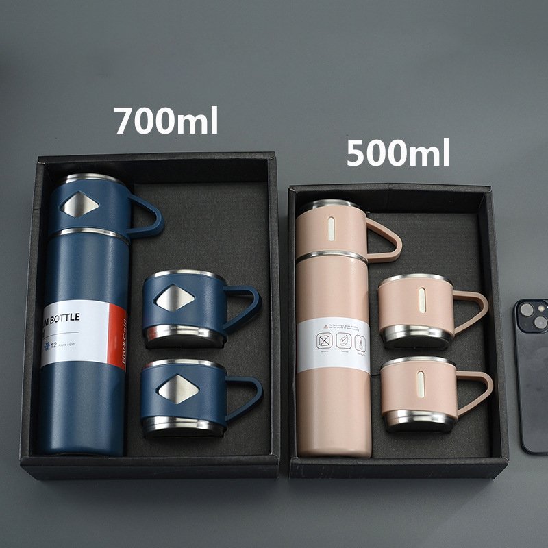 Promotion sale tea cups set vacuum flasks & thermoses cup Stainless Steel Water Bottle with gift box