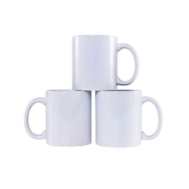 White Custom-made Thermal Transfer Sublimation Coating 11oz Wholesale Ceramic Mug Grade Top Class Sublimation Blank Cups