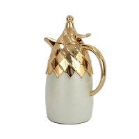 2024 NEW COMING 0.7 L JOKER SHAPE ARABIC GLASS REFILL INSULATED VACUUM FLASK DALLAH
