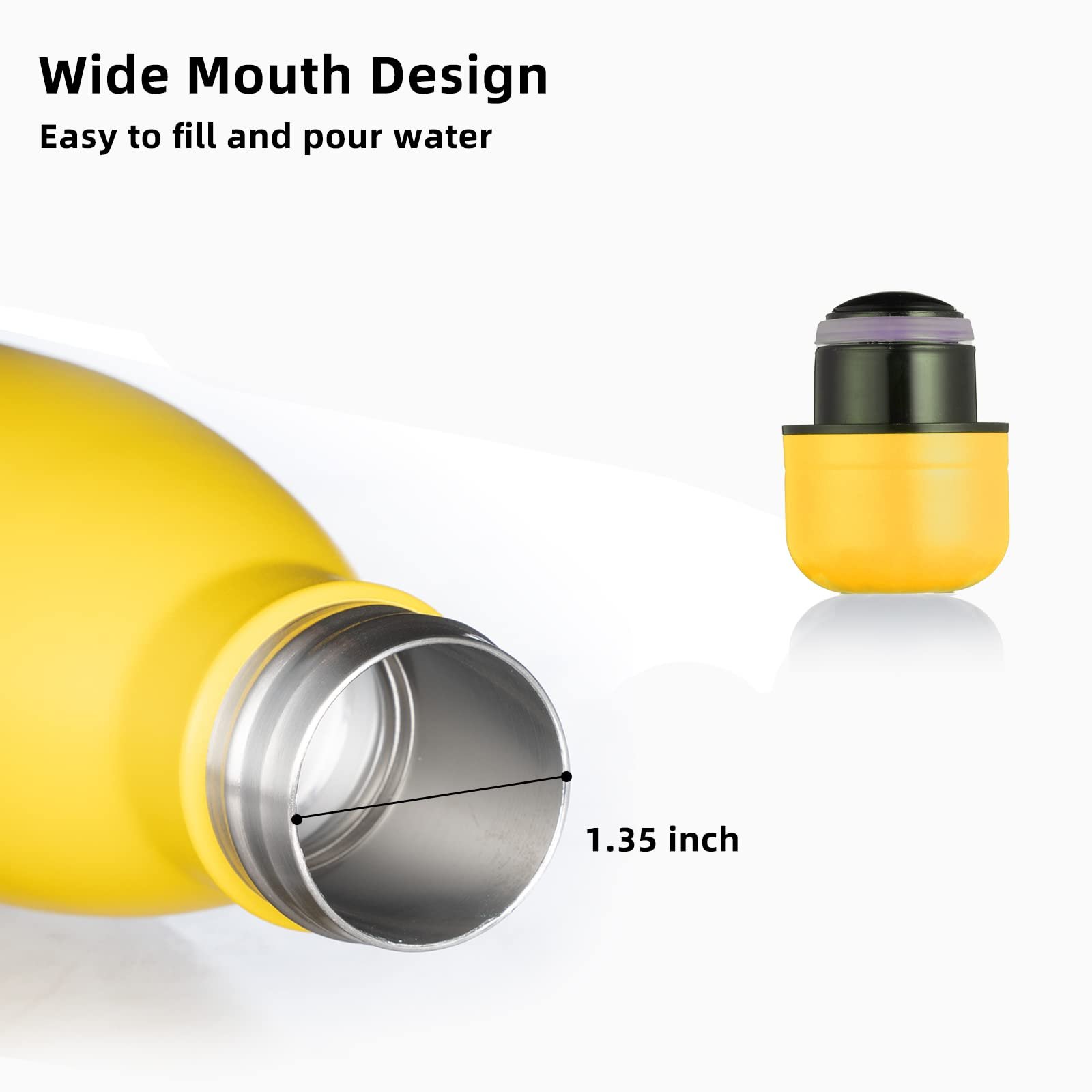 2024 Thermoses Flasks Vacuum Hot And Cold Water Bottle 1000ml Double Wall Insulated Kids Water Bottles