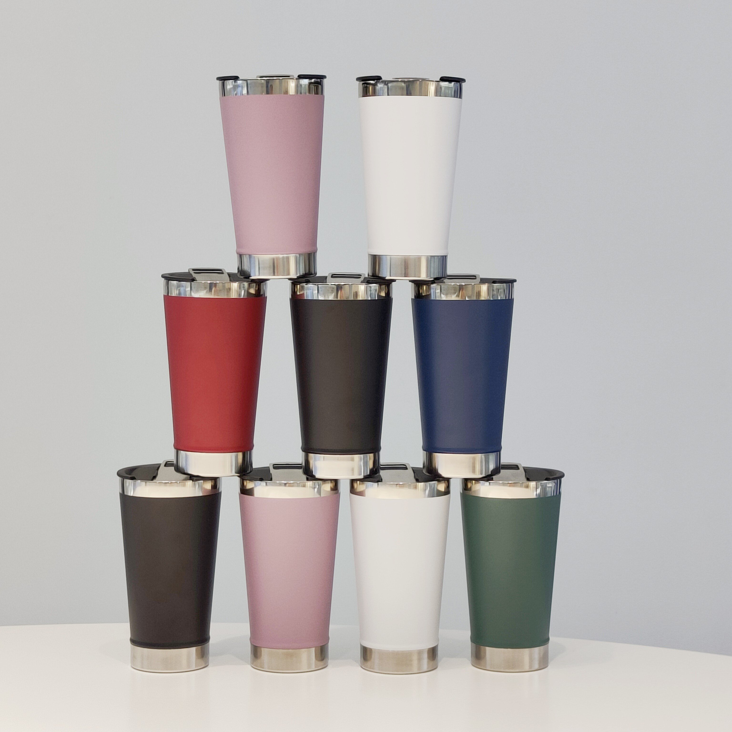 Stainless Steel Double Wall Insulated Vacuum Coffee Mug Travel Tumbler Auto Cup