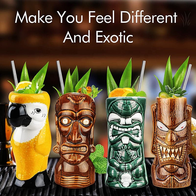 bulk inventory system tiki mugs cocktail cup creative beer mug cocktail tiki mugs