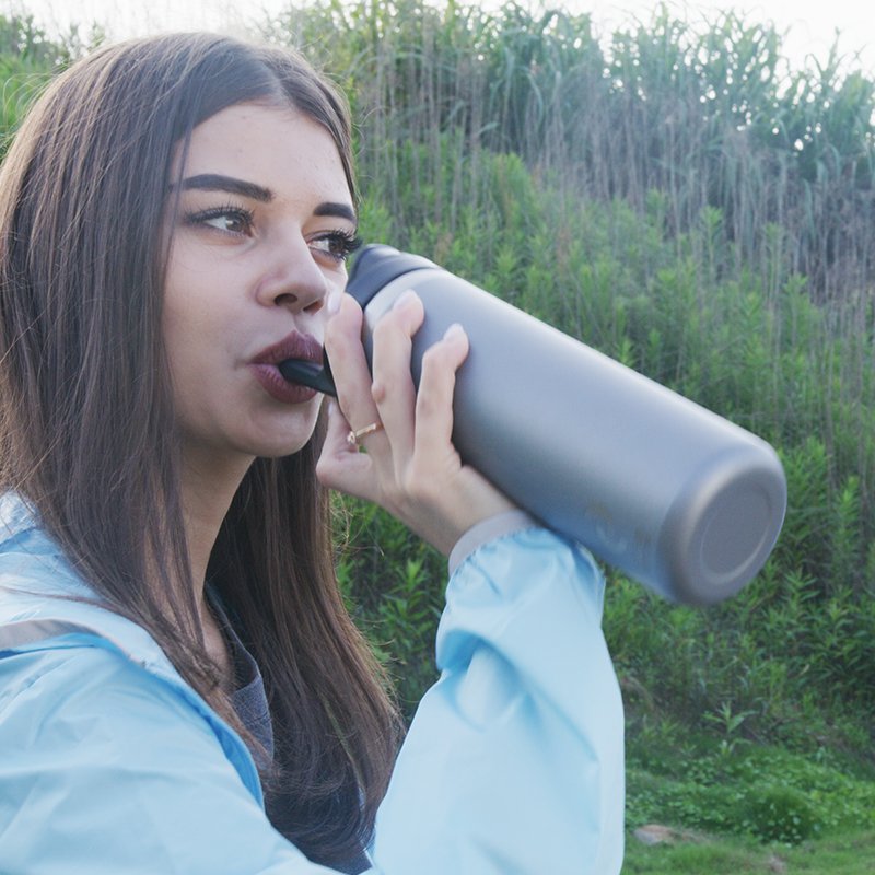 32oz Double Wall Vacuum flask Dishwasher safe 18/8 Stainless Steel Insulated Drinking Water Bottle with Patent Lid
