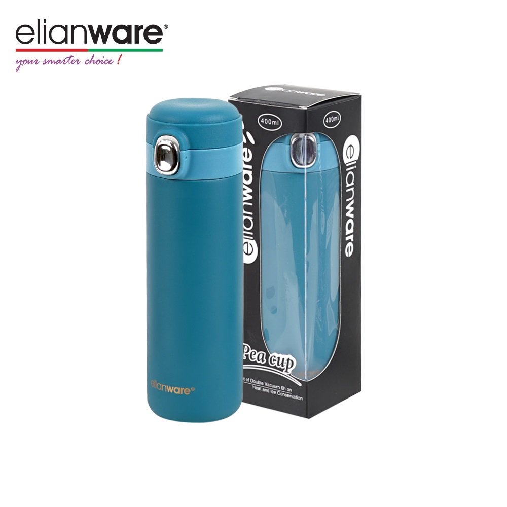 Elianware 400ml Elegant Stainless Steel 304 High Insulation Thermos Thermal Steel Vacuum Flask