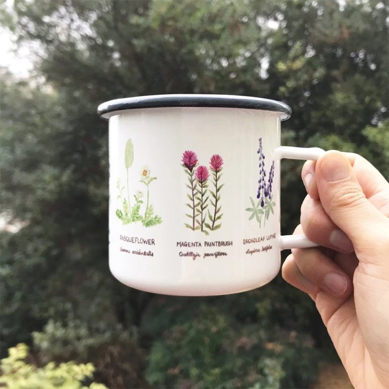 Manufacturer BSCI Wholesale Camping Sublimation Enamel Cups Mug for Coffee Tea Milk