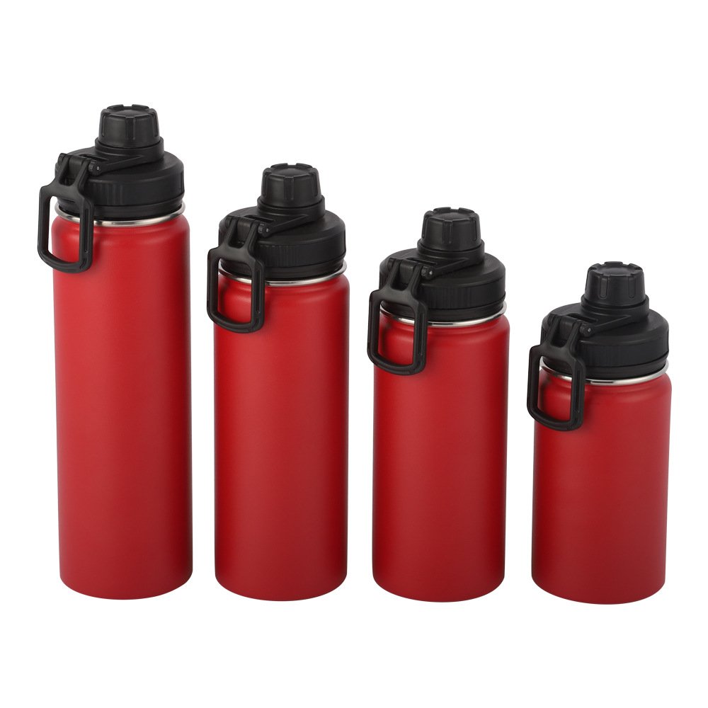 double wall insulated stainless steel vacuum flask bottle thermos 600ml drinking bottle