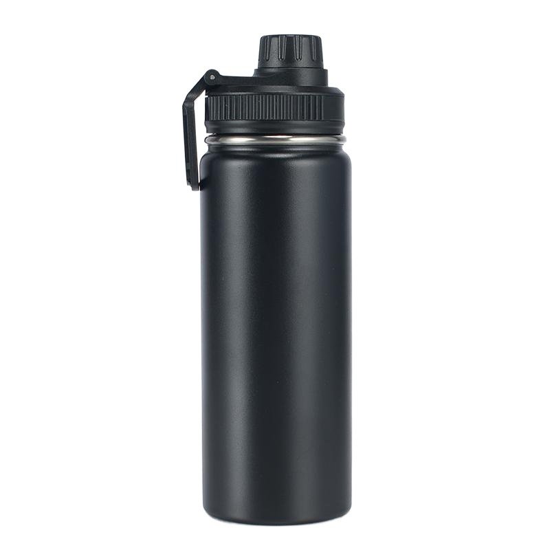 double wall insulated stainless steel vacuum flask bottle thermos 600ml drinking bottle