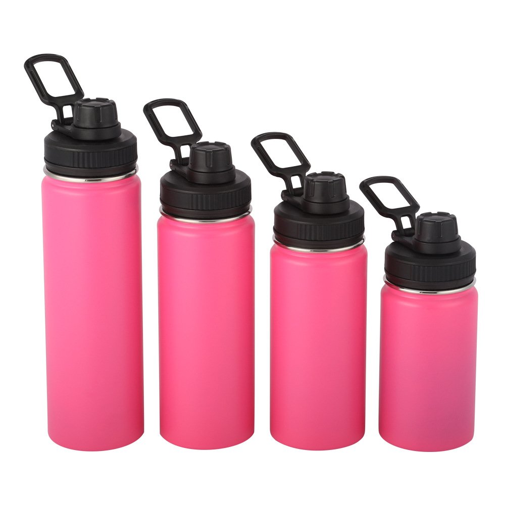 double wall insulated stainless steel vacuum flask bottle thermos 600ml drinking bottle