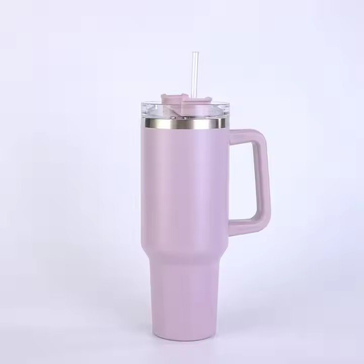 ODM/OEM 40 Oz Outdoor Mugs Stainless Steel Vacuum Insulated Tumbler Cup with Lid & Straw
