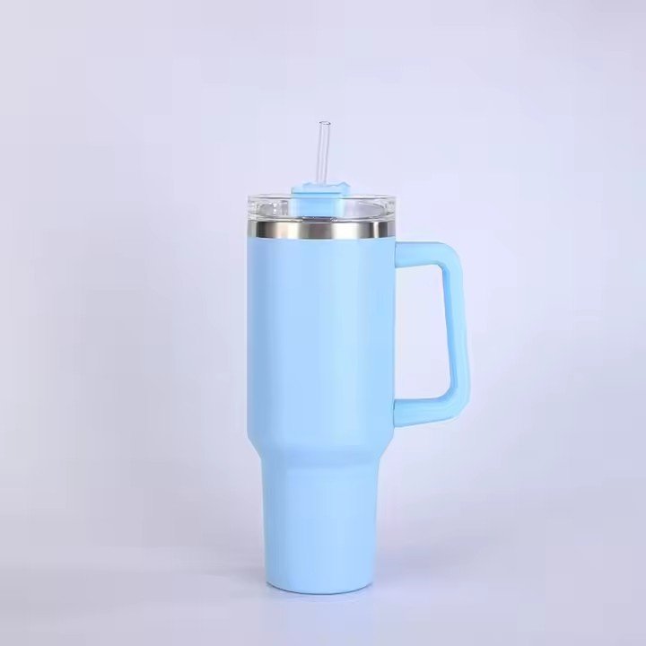 ODM/OEM 40 Oz Outdoor Mugs Stainless Steel Vacuum Insulated Tumbler Cup with Lid & Straw