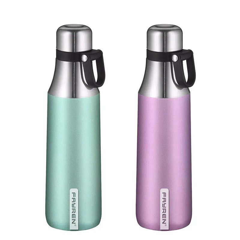 Outdoor Classic Wide Mouth Sports Vacuum Insulated 18/8 Stainless Steel Water Bottle 500ML Vacuum Flasks Thermos Keep Hot Cold