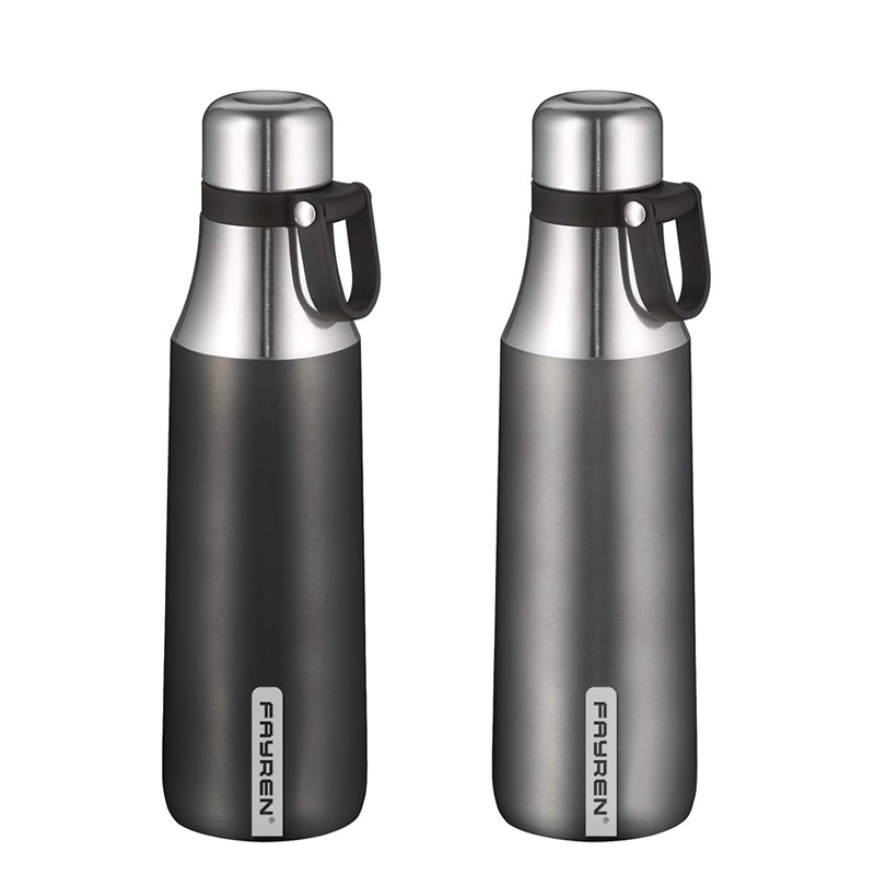 Outdoor Classic Wide Mouth Sports Vacuum Insulated 18/8 Stainless Steel Water Bottle 500ML Vacuum Flasks Thermos Keep Hot Cold