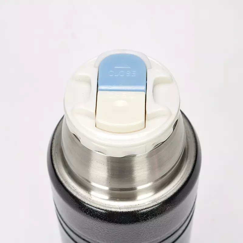 350ml/500ml/750ml/1.0L 18/8 Double Wall Stainless Steel Vacuum Bullet Flask with Cup Lid