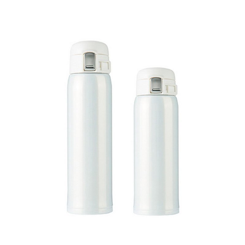 New popular convenient spring cover stainless steel vacuum flasks for adults or kids