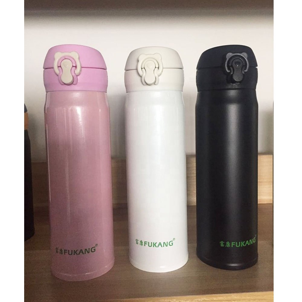 Custom Wholesale Stainless Steel Reusable Solid Color Vacuum Flasks