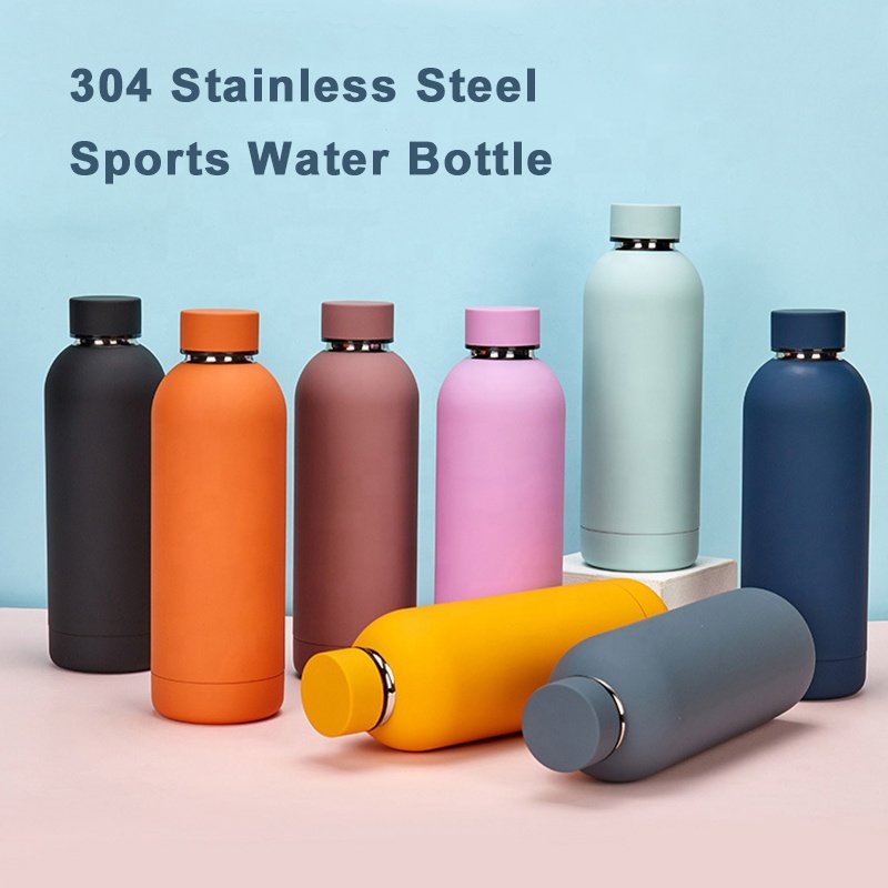 12oz and 17oz Outdoor Portable Vacuum Flask Double Walled Stainless Steel Sports Water Bottle Thermos Cup