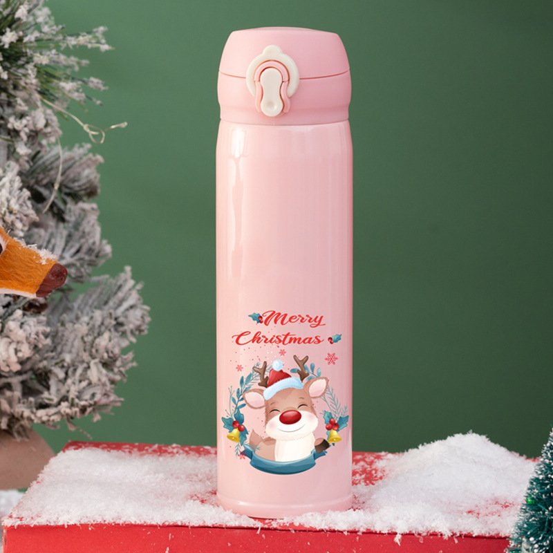 2023 New Arrival 500ml Termos De Agua Gym 304 stainless steel insulated Water Bottle Holiday Christmas Gift Vacuum Flask