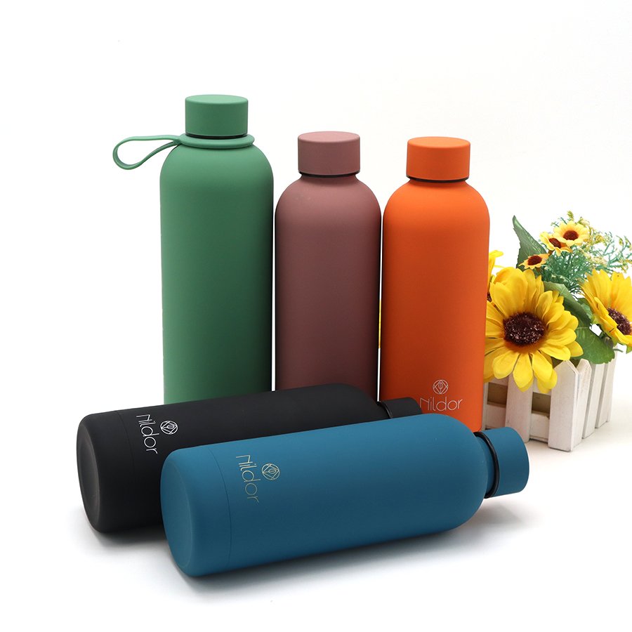Eco 500ML 750ML double wall stainless steel thermos travel water bottle thermo vacuum tumbler