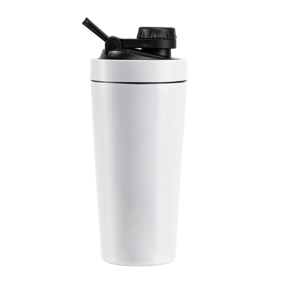 304 stainless Steel 750ML Metal Protein Shaker Bottle stainless steel shaker cup with mixer ball