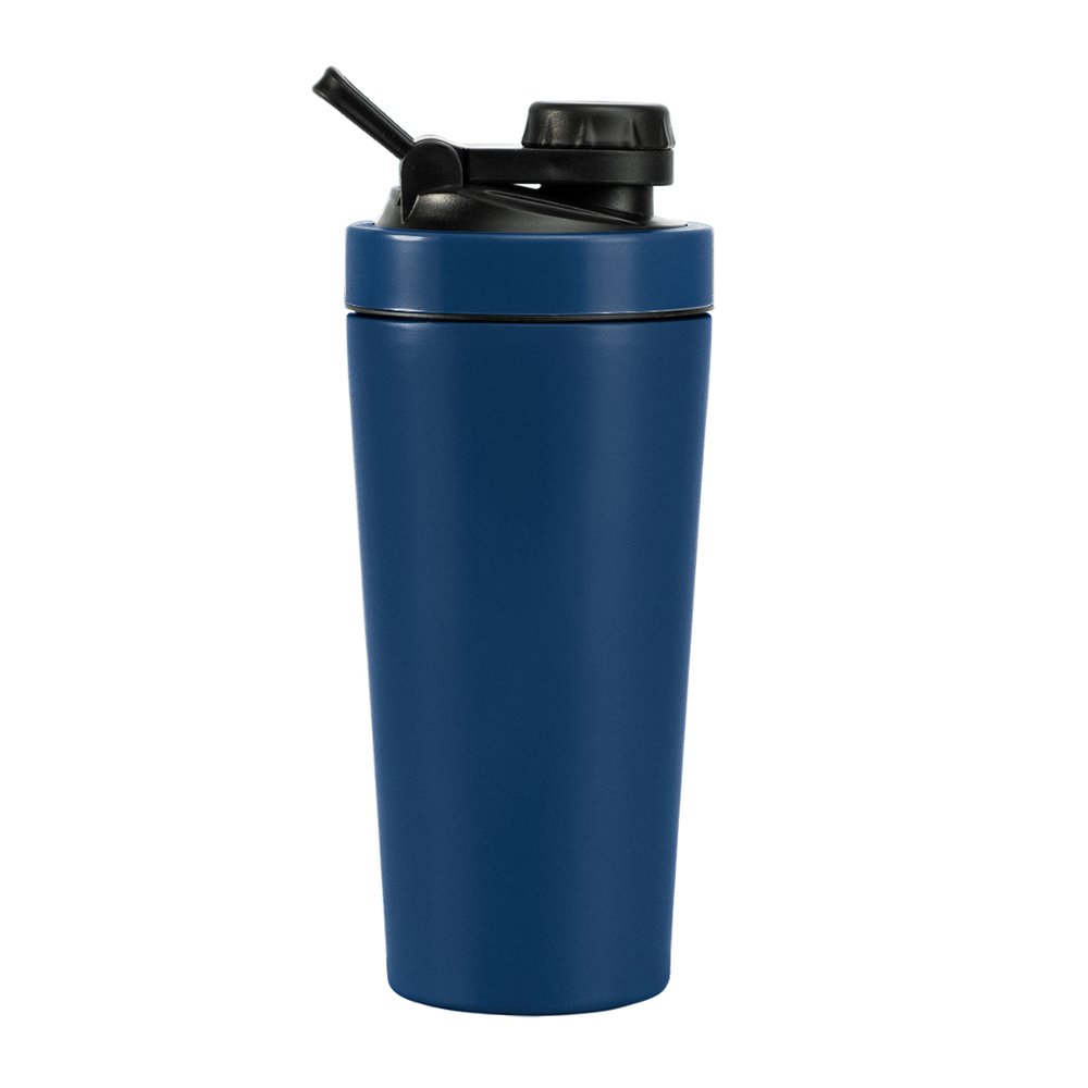 304 stainless Steel 750ML Metal Protein Shaker Bottle stainless steel shaker cup with mixer ball